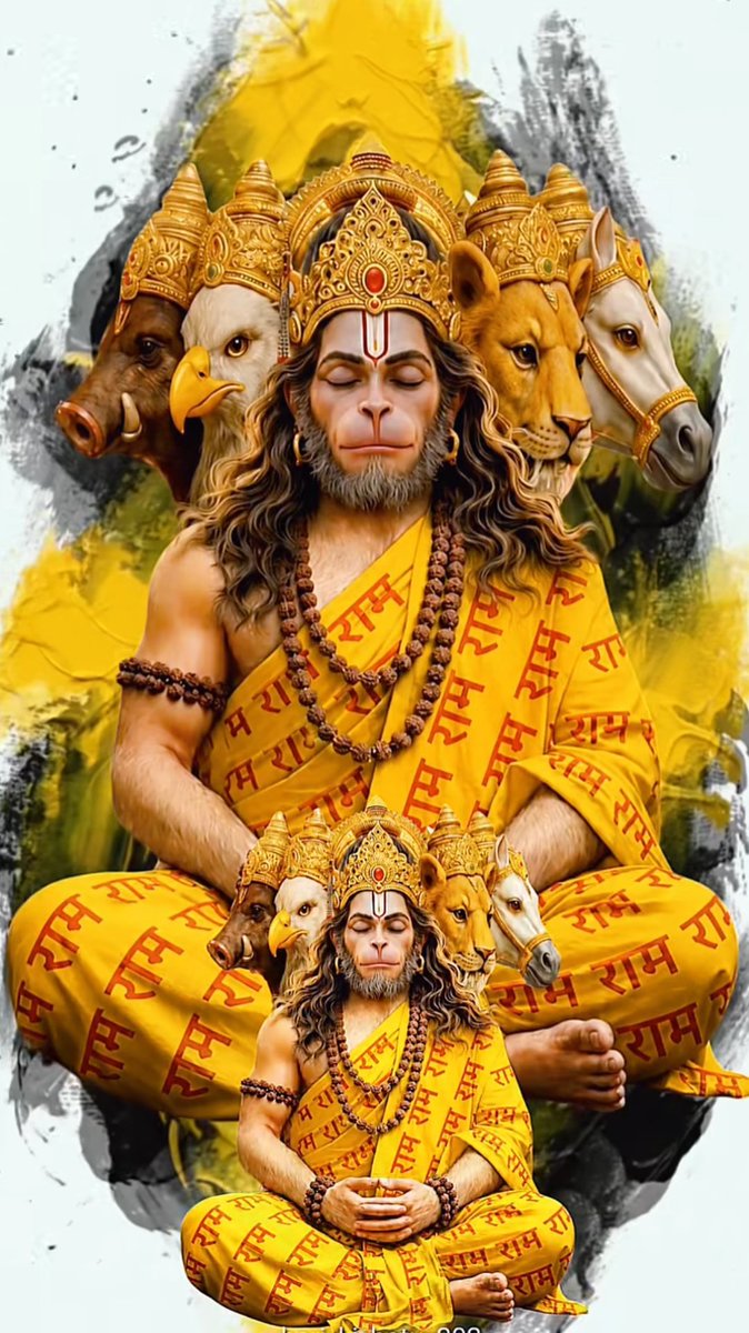 ReshmiRoyIND's tweet photo. ॐ हं हनुमते नमः 🙏🏻🚩 

अष्ट सिद्धी के दाता 
पंचमुखी हनुमान जी शुभ दर्शन 
जय श्री राम जय बजरंगबली हनुमान 🙏🏻 https://t.co/D5uPjr980Z