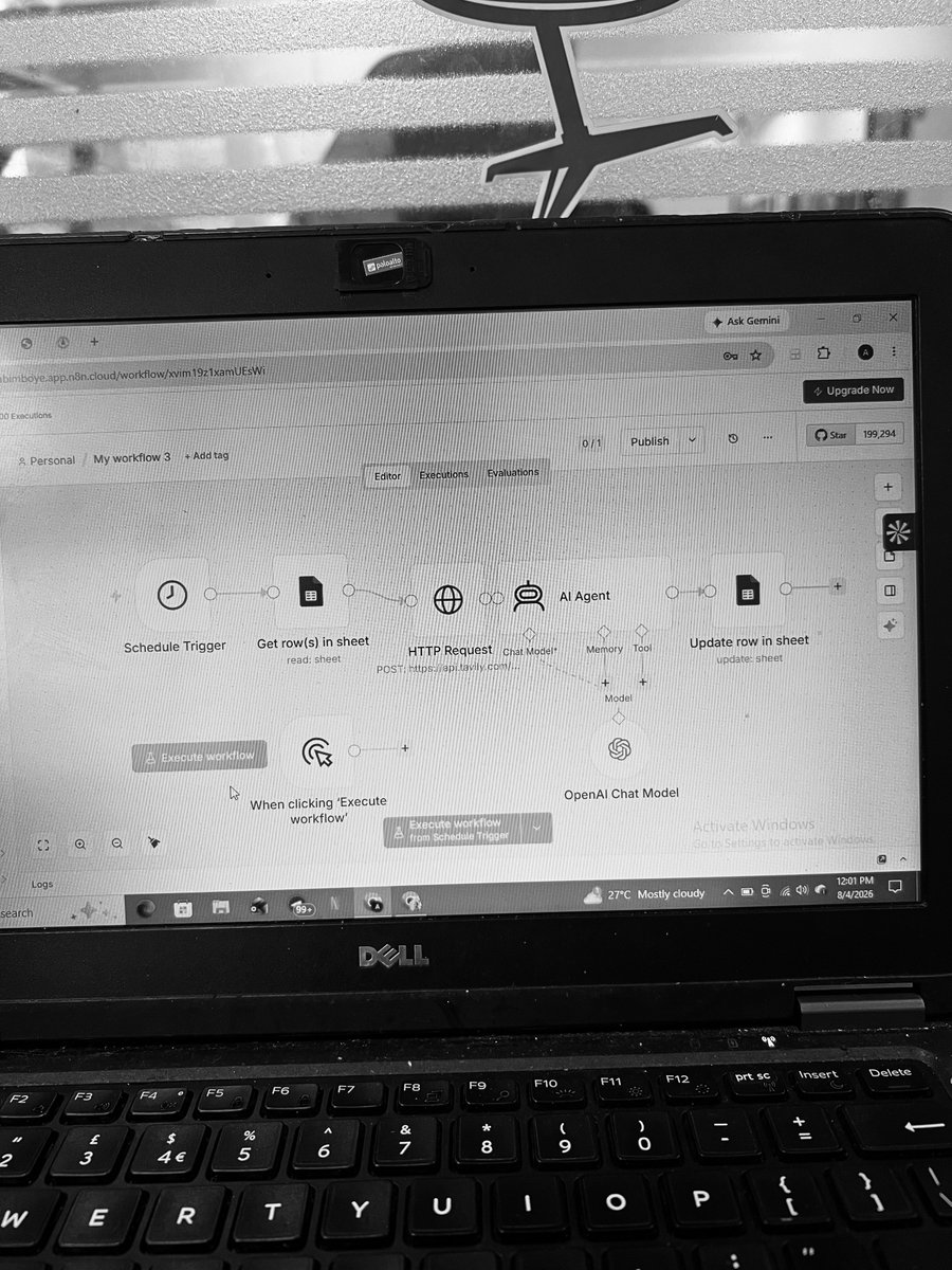 abimbolaxoxo's tweet photo. Marketing has become even more interesting since I started experimenting with workflow automation. It feels like I’m solving a puzzle. You connect one piece, something breaks, you debug it, and it just clicks! This stuff excites me, lol. Possibilities are boundless, love it! https://t.co/L4Wh5OpDkK