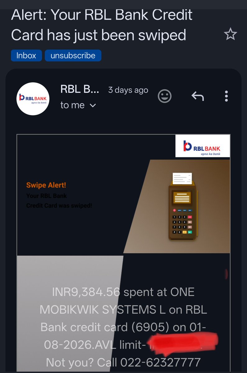 Anish0213's tweet photo. @MobiKwik @MobiKwikSWAT i tried to add around 9000 from my Credit card to the ur wallet. The money got deducted from my card but its is still not reflecting on the wallet. Neither have i got a refund yet. Attaching a SS of the email from my bank. Please look into this ASAP. https://t.co/fM9q3IRN4K