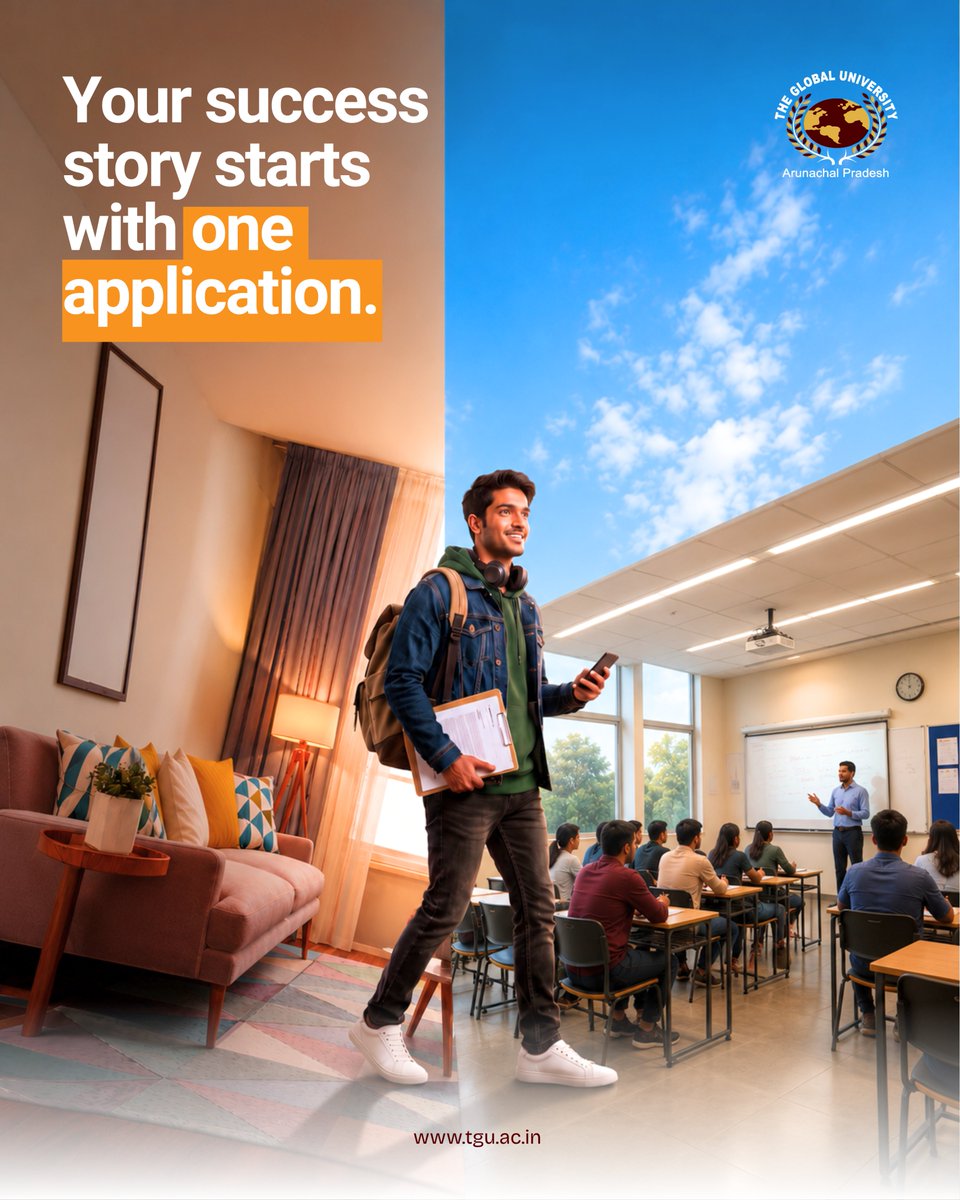 theglobaluni's tweet photo. Every success story begins with a single decision.📖 

Your dream career, future achievements, and lifelong opportunities all start with one application

🌐 https://t.co/hlnqDnucqN

#theglobaluniversity #admissionsopen  #futurestartshere #successstory #highereducation  #applynow https://t.co/9vfYdguSS3