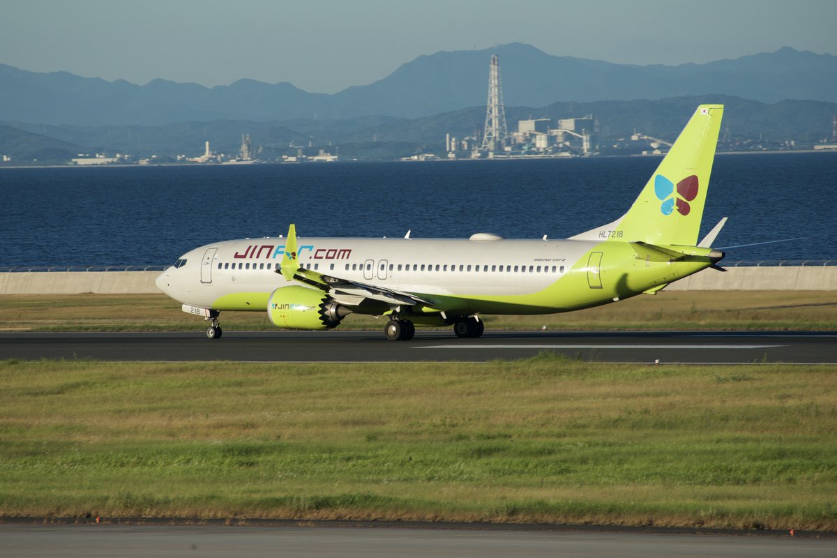 Dash828_'s tweet photo. 2026/07/27 RJFR/KKJ
JinAir
Boeing 737-8 MAX
HL7218
#RJFR #北九州空港 #JinAir #HL7218 #B38M https://t.co/AUvIU60m70