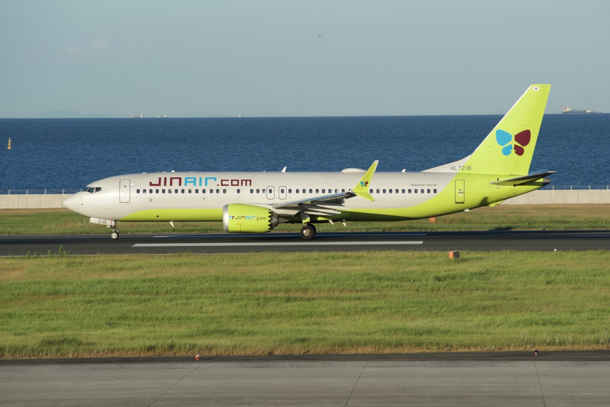 Dash828_'s tweet photo. 2026/07/27 RJFR/KKJ
JinAir
Boeing 737-8 MAX
HL7218
#RJFR #北九州空港 #JinAir #HL7218 #B38M https://t.co/AUvIU60m70