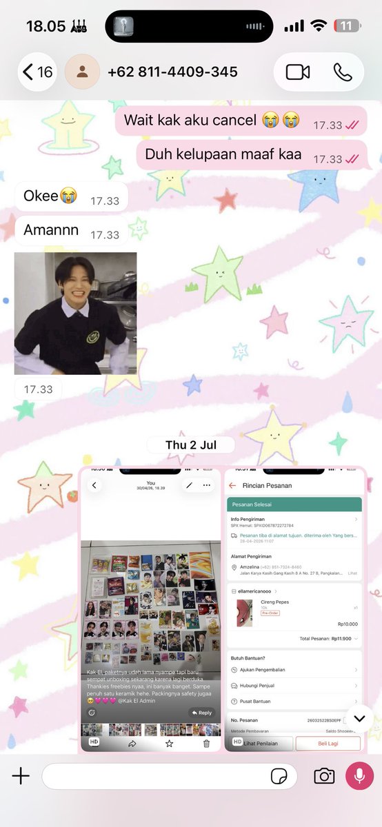 tiny_naa's tweet photo. Jadi aku kirim lah bukti WTP paket yang lalu dan SS CO bahwasanya aku memang belum CO ketiga PC itu. Tapi ternyata respon nya sangat mengecewakan. https://t.co/r4WDzxr9uG