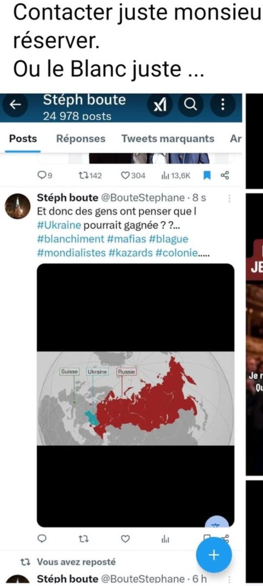 BouteStephane's tweet photo. @JBOOVII @EmmanuelMacron Du coup ..
Elle nous doit plus que 80 milliards cette merde de #mendiant #mafieux de #kazards #Nazisionistes de #Zelinski . https://t.co/Psfr1GEMAI