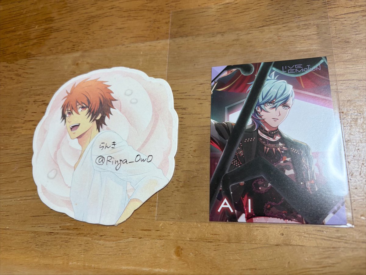 Ringa_0w0's tweet photo. 【交換】
うたプリ ライエモ 2nd Anniversary CD 2周年 特典 メッセージカード メセカ

譲：藍

求：音也

都内手渡しor郵送
検索からもお気軽にお声がけください。
宜しくお願いいたします。 https://t.co/1JUXkllueC