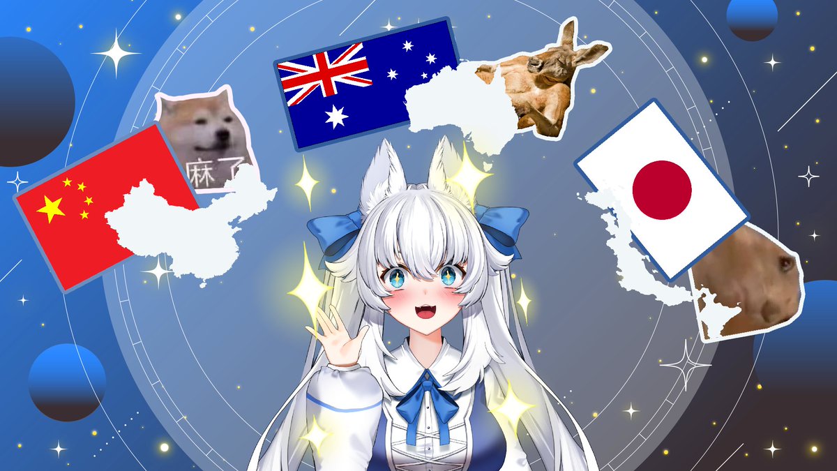 Lumituber's tweet photo. Soon I'm starting BIG travel TO AUSTRALIA!!🐺🇦🇺

On the way I'll be stopping in China and Japan~🇨🇳🇯🇵

Do you guys have any recommendations what to see and do? 💙 https://t.co/V9Fft7GNAT