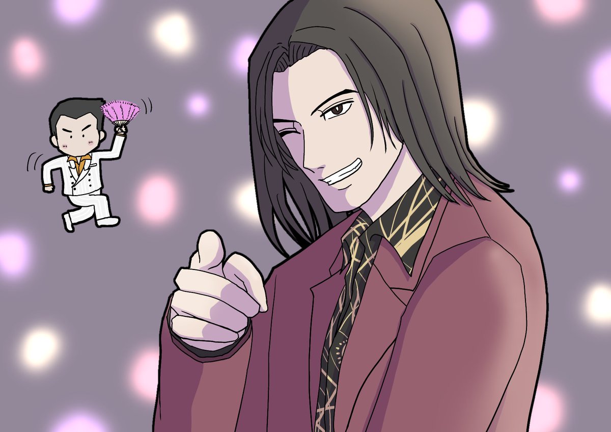 mugipuipui's tweet photo. 錦&amp;桐生inディスコ(背景ピカピカさせてディスコと言い張る) https://t.co/3Z9AYbAlo9