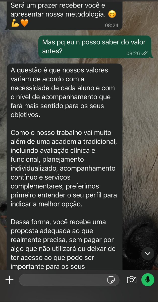 raitomarnocur's tweet photo. Abriu uma academia na rua vizinha a minha e fui tentar saber dos valores né…
Pra que tanta firula, cara? Que inferno https://t.co/S8Cpy9rcnX