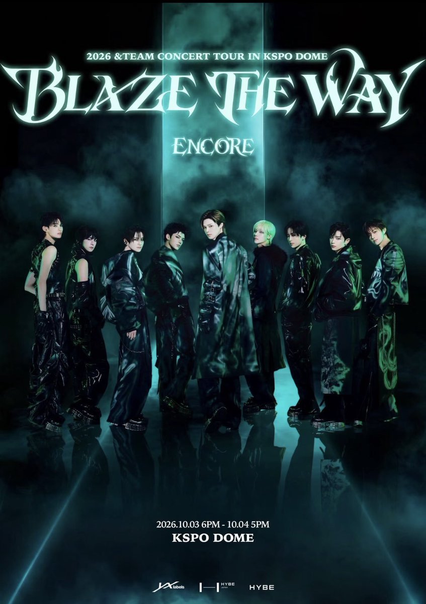 Bydgn_23's tweet photo. WTS &amp;TEAM CONCERT TOUR［BLAZE THE WAY］ENCORE in KSPO DOME ticket

&amp;team andteam エンティーム 韓国ソウルエンコール コンサート チケット代行

F1 F2 F3 F4 F5 F6 MG席

10月3日（土）4日（日）

#andTEAM #ASIATOUR_BLAZETHEWAY #BLAZETHEWAY_ENCORE #BLAZETHEWAY_KSPODOME #チケッティング代行 https://t.co/ONJgM2qnhy