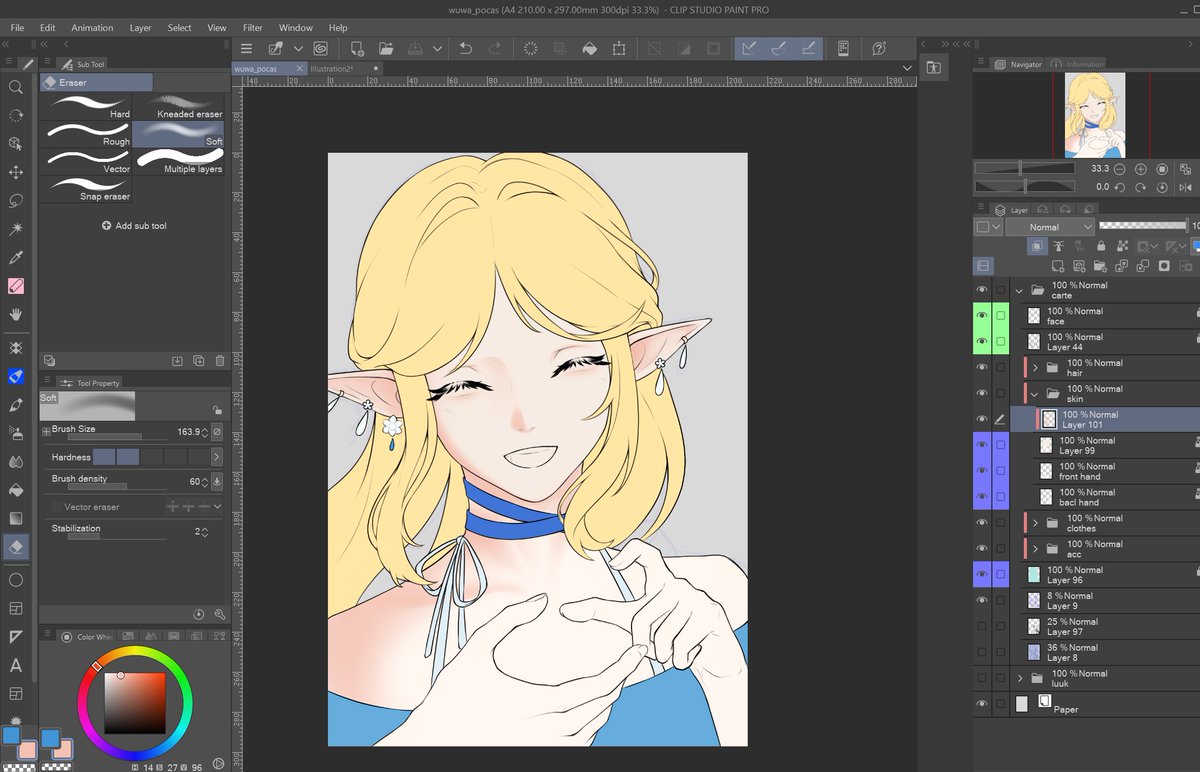 mc_n_Cheeze_'s tweet photo. As i was drawing her...i felt something was off....

Turns out I forgot her eyebrows...😓
.
#Cartethyia #WIPㅤ https://t.co/2bHE7ewkqR
