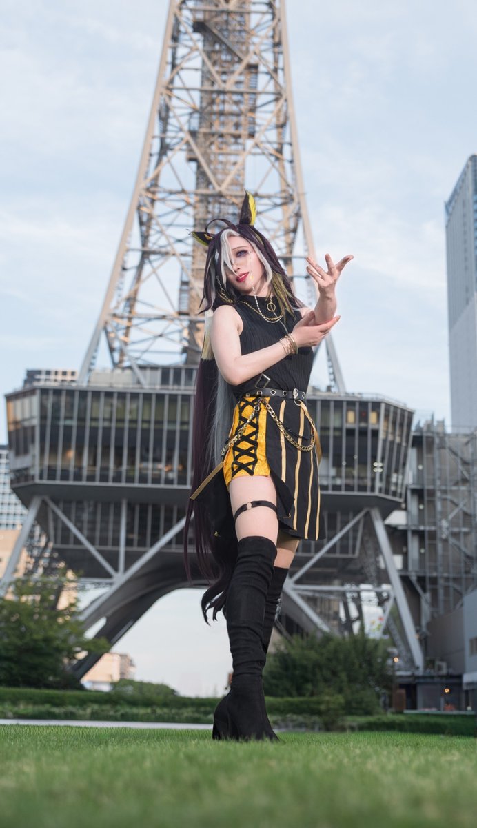NyoirinLoveCat's tweet photo. 【 cosplay 】 
　ウマ娘／ドリームジャーニー
　　　　　　　（GOLDWEEK） 
　Umamusume / Dream Journey 

 「──恍惚がそんなに、
　　　　　　煩わしいしいか？」

 photo：@dim_signalbike 様 

#コスサミ #コスサミ2026
#ウマ娘 https://t.co/rqskm03DMs
