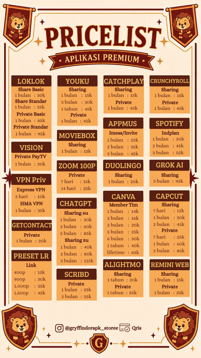 gryffindorapk's tweet photo. @khrandezvouz silahkan cek pl nya order https://t.co/QVTJ3zAIgo https://t.co/rlgl4Fw4t2