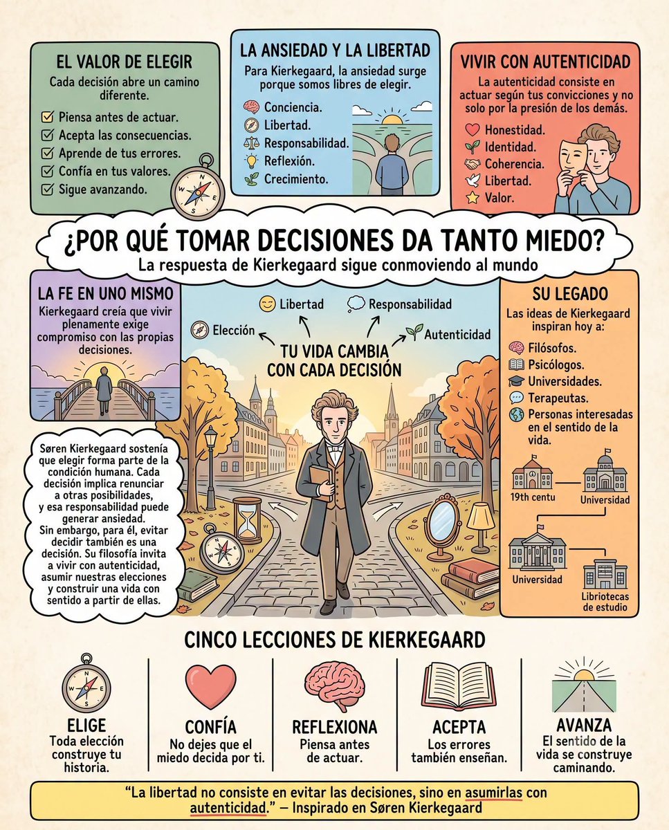 RebolledaGil's tweet photo. Por qué tomar decisiones da tanto miedo??? Según Kierkegaard👇👇👇👇👇 https://t.co/cmYozeYPxD
