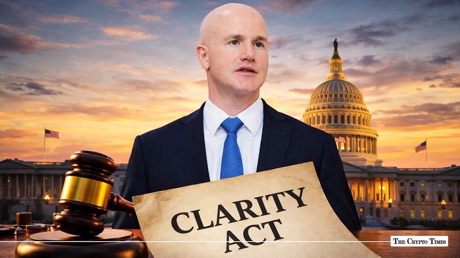 TimsXRP's tweet photo. 🇺🇸 CLARITY ACT UPDATE: COINBASE CEO BRIAN ARMSTRONG SAYS: 

„THIS WEEK WE GET TO SEE WHO IN THE SENATE REPRESENTS THE WILL OF THE PEOPLE, AND WILL STEP UP TO VOTE YES ON THIS COMMON SENSE LEGISLATION!“ 🗳️ https://t.co/Y3kEARF2rA