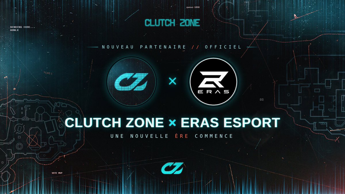 ClutchZoneGG's tweet photo. 🚨 NOUVEAU PARTENAIRE 🚨

Clutch Zone x @ERASOfficiel, c'est officiel. 🤝

Une nouvelle ère commence. 🩵

Bienvenue à ERAS Esport dans l'aventure. 🔵

#CZ https://t.co/qyiIpUR9eo