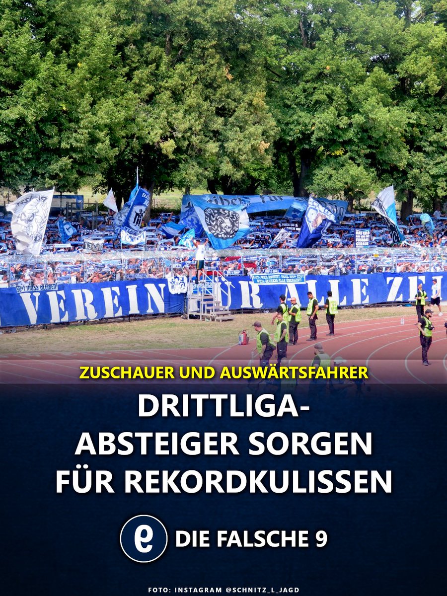 die_falsche_9's tweet photo. In Berlin wurde ein Vereinsrekord aufgestellt, in Schweinfurt sorgt der TSV 1860 München für die größte Viertliga-Gästekulisse seit über einem Jahr. 👏🏻

➡️ Zum Artikel: https://t.co/YTz8mSs9Eo https://t.co/3fFbCkbZlc