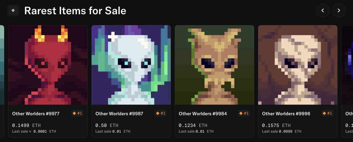 ekibtc's tweet photo. @Other_Worlders Wow, what are the odds that the 3 cheaper 1/1s get sniped too by the end of day? https://t.co/ksb0CtsUUw