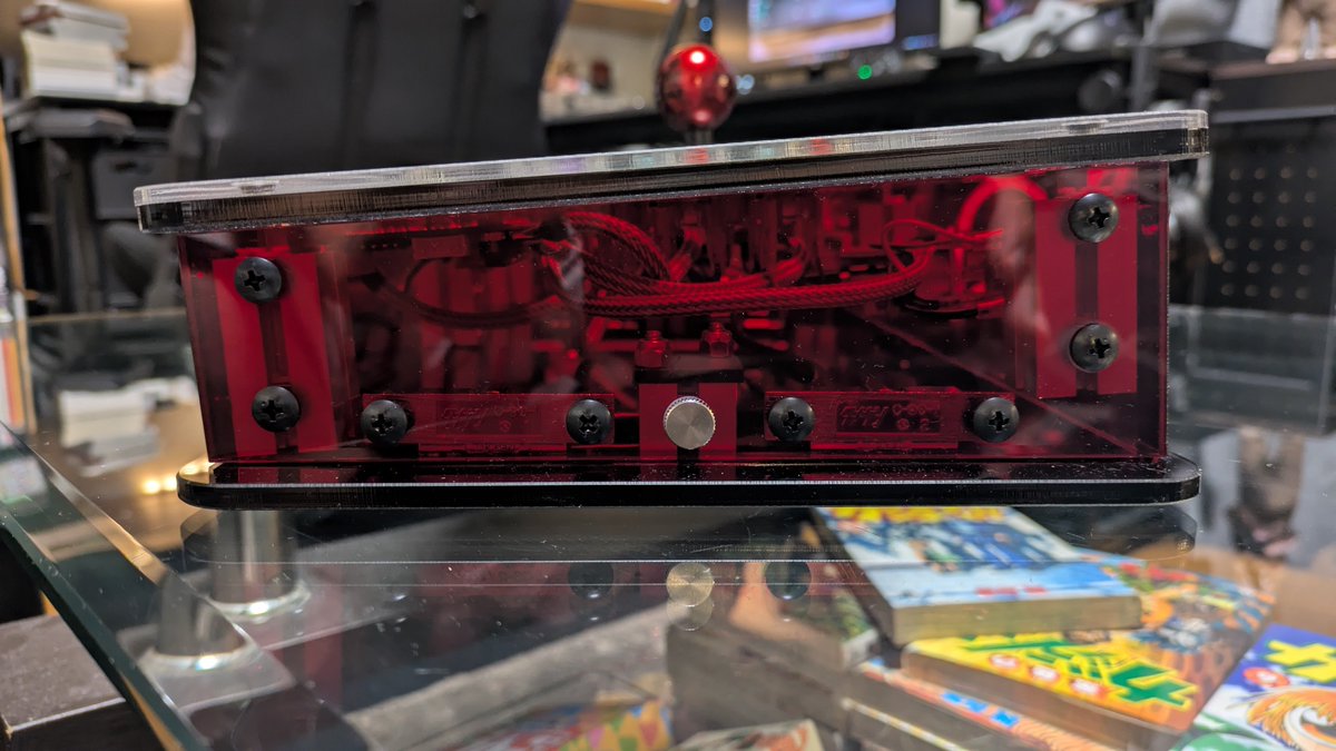 Cadora4429's tweet photo. AFGコン届いたぜ！傾斜カスタムだけのはずがボタン位置も変えて結局ボディ交換。1日遅れたがヤスミンver.やっていく！ https://t.co/Xs6IK6Jyjq