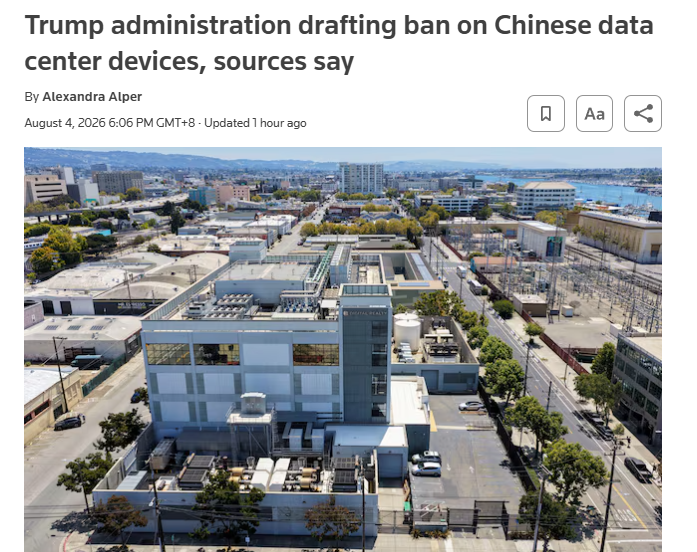DavidKWilliams's tweet photo. 🚨 Massive Catalyst for Western Optical Supply Chains ($AAOI, $LITE,  Coherent,  Jabil/SIVE):

The Trump administration is reportedly drafting a ban on new Chinese data center devices and optical transceivers!

This would directly target Chinese giants like Innolight and Eoptolink, reshaping the entire global interconnect market. The plan indicates that "the agency would ban all imports of new transceiver models and then exempt many non-Chinese suppliers from the restrictions".

Get ready for an even bigger bifurcation of global supply chains, putting non-Chinese Western players front and center. The hardware landscape is shifting fast!
#AAOI #LITE #Coherent #Jabil #Innolight #Optics #SupplyChain #TechNews #StockMarket
For informational purposes only. This content does not constitute investment advice.