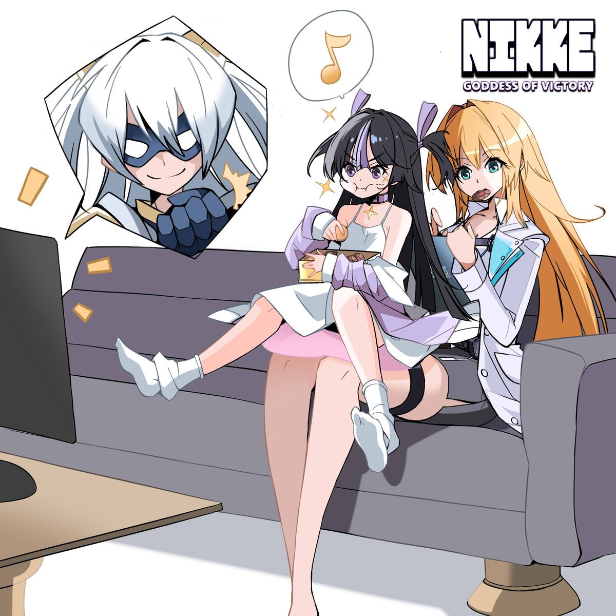 Mad_scribble's tweet photo. #NIKKE
#NIKKEfanart
｢…ちびっ子、そろそろ降りようか｣
｢……｣(ﾓｼｬﾓｼｬ)
｢…😩｣

何だかんだで楽しかった頃。
貼る順番間違えたよ💦 https://t.co/rQ61eTXqwA