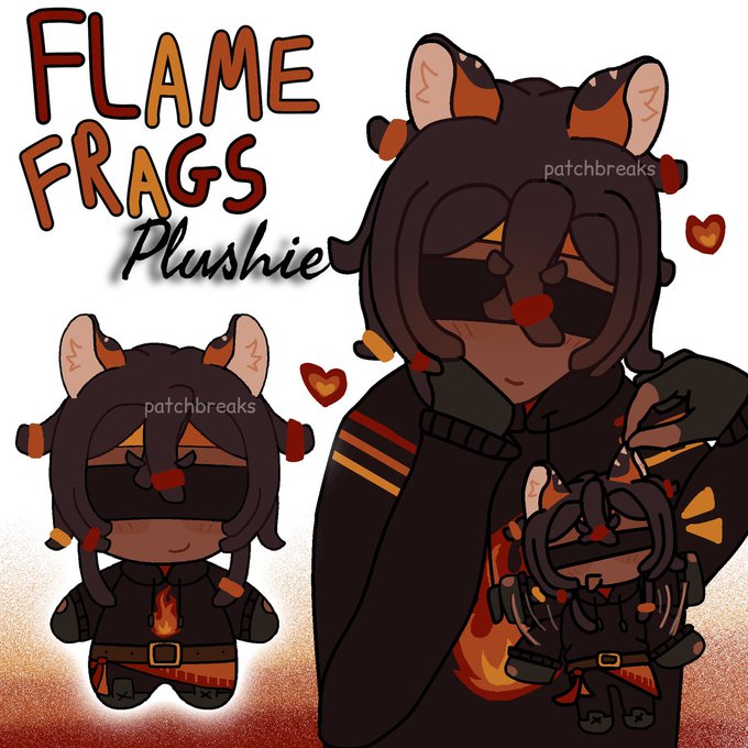 patchbreaks's tweet photo. Flamefrags petition plushie is now active!! help me bring this lil guy to life :D
 #unstableuniverse #flamefragsfanart 
🔗: https://t.co/hVI0sDgMq8 https://t.co/SIdudGeLTp