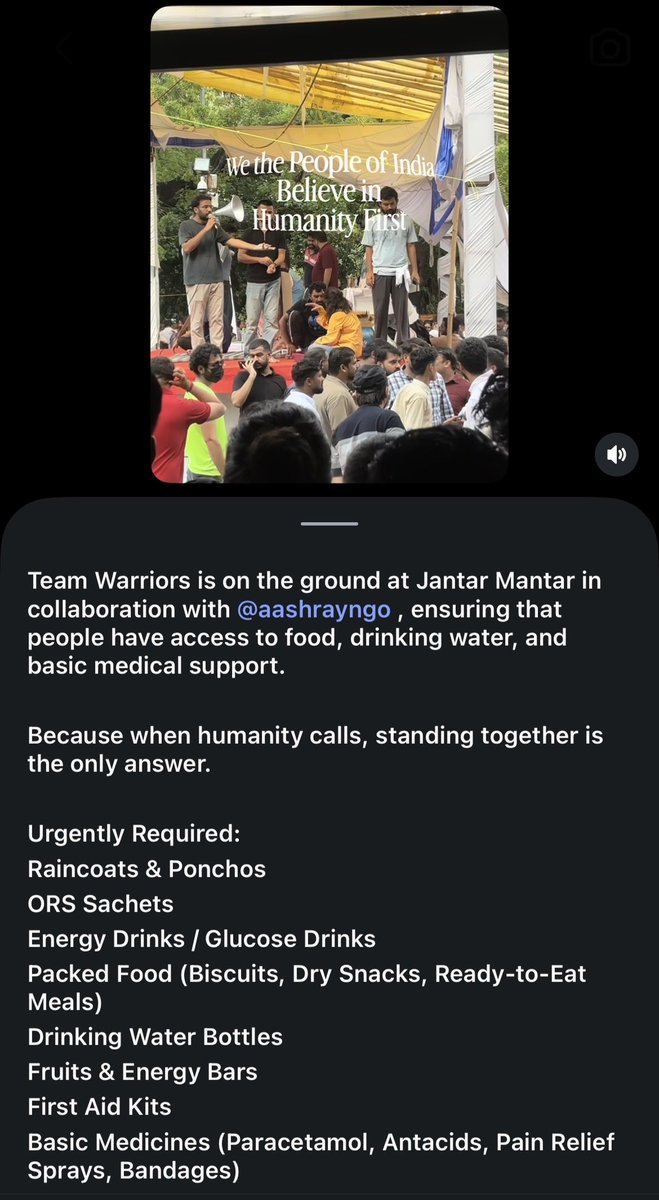 VijayGajeraO's tweet photo. Hello @PMOIndia @HMOIndia 

There is an NGO called Aashray Foundation.

They have registered themselves for child-related work, but they were diverting their funds toward the political protest at Jantar Mantar.

I request you to look into this, @blsanthosh https://t.co/XjTqwPIiDr
