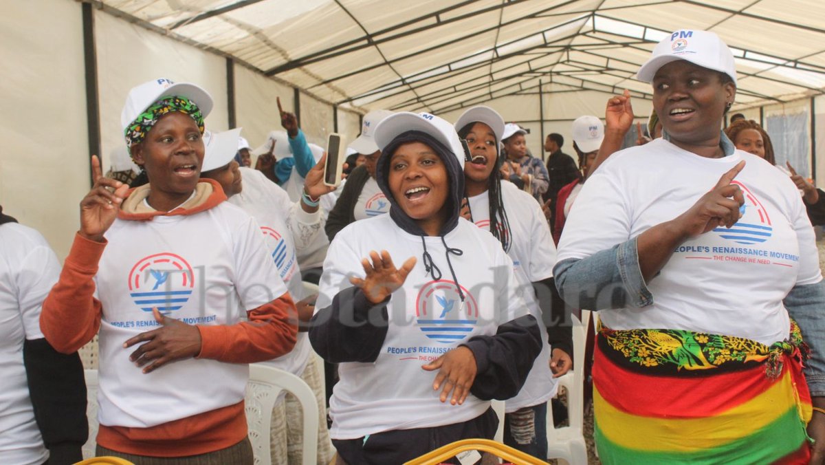 StandardKenya's tweet photo. People's Renaissance Movement Party leader, Caleb Amisi today unveiled the party's Women's League ahead of the National Delegates Conference, which is scheduled for August 11th, 2026

Photos by Bernard Orwongo https://t.co/8sRVUDXgFy
