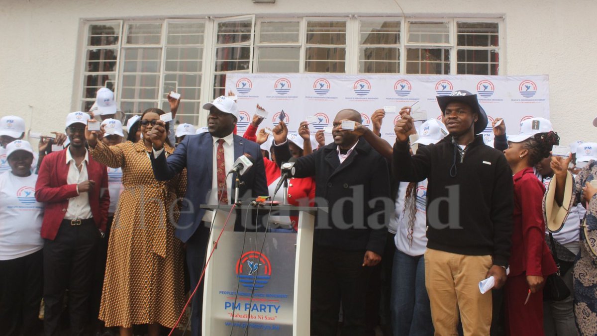 StandardKenya's tweet photo. People's Renaissance Movement Party leader, Caleb Amisi today unveiled the party's Women's League ahead of the National Delegates Conference, which is scheduled for August 11th, 2026

Photos by Bernard Orwongo https://t.co/8sRVUDXgFy