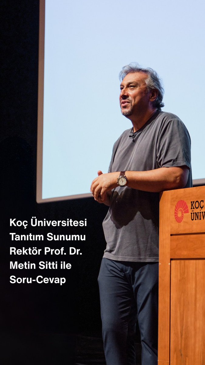 kocuniversity's tweet photo. Koç Üniversitesi’ni daha yakından tanımak ister misin?

Rektörümüz Prof. Dr. Metin Sitti, aday öğrencilerin merak ettiği soruları yanıtlıyor; Koç Üniversitesi’ni akademik yaşamdan kampüs deneyimine farklı yönleriyle anlatıyor.
#SeninEtkin burada başlıyor.

Sunumu izlemek için: https://t.co/HspkTpYI9p