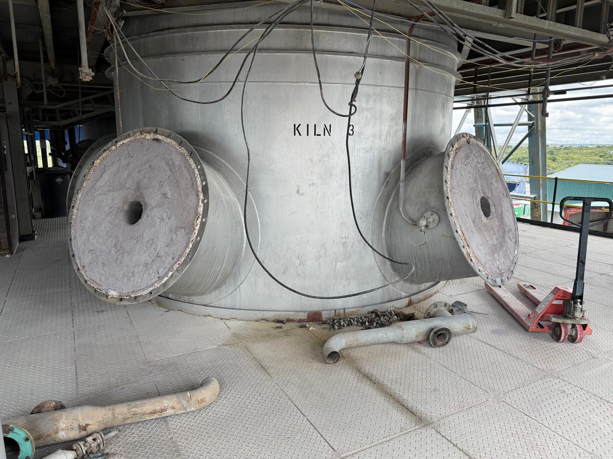 FireRing_SM's tweet photo. Kiln 3 is now online at Limeco.
Three kilns commissioned. Kiln 4 progressing. Production capacity continues to build.
#FRG #IndustrialMinerals https://t.co/cJzgKevgnR