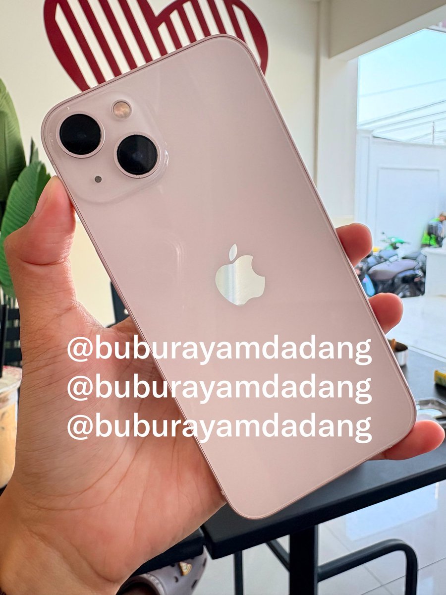 buburayamdadang's tweet photo. #WTS // want to sell
iphone 13 pink resmi Indo ( SA/A )
bh 86%
📍COD sekitaran Cirebon Timur 🤝🏻
more detail, DM aja 💢

#wts #iphone13 #iphone #zonauangㅤ https://t.co/1NrreoJgkY