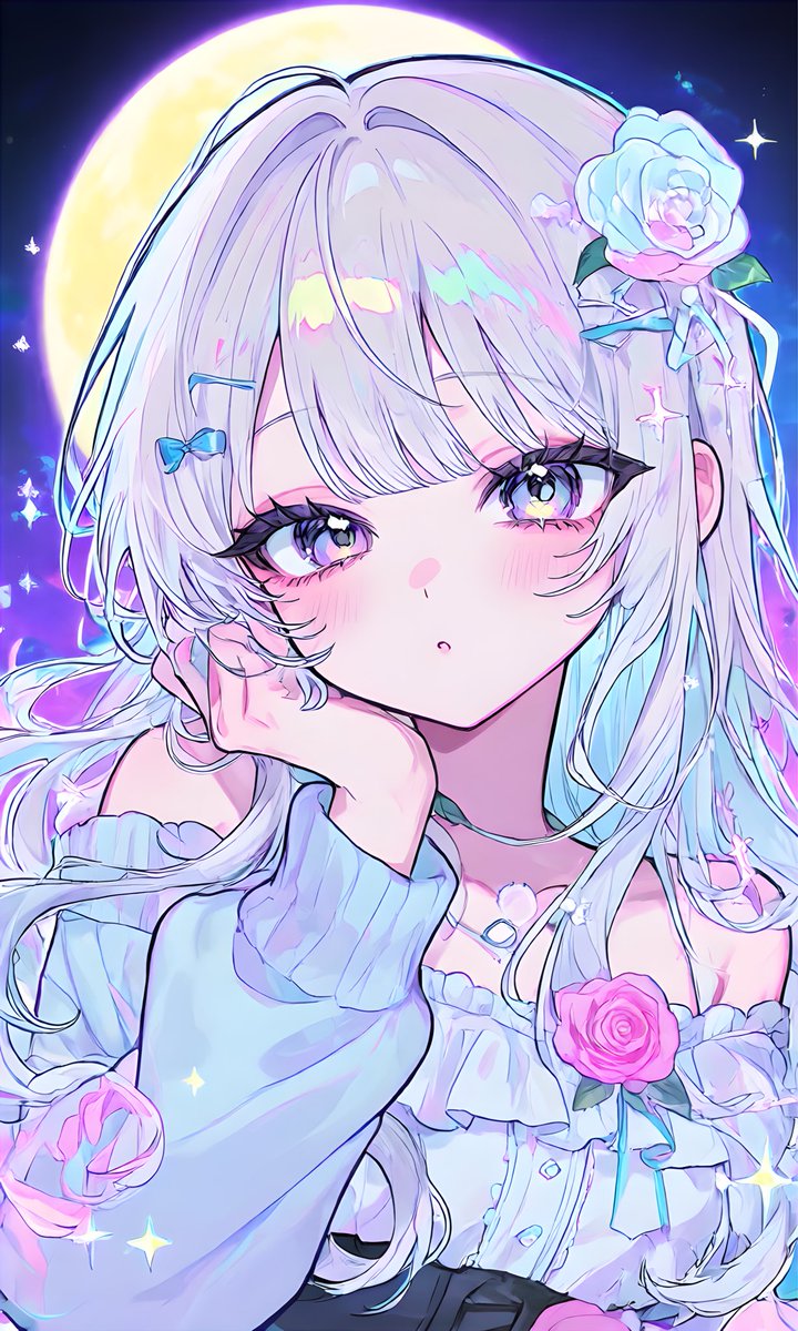 amane_spoon2's tweet photo. 月とバラと女の子

フォロワー様▶︎▷使用可能◎

 #AIイラスト  #フリーイラスト  #AIイラスト好きと繋がりたい  #AIart https://t.co/aeUM7Ghnn0