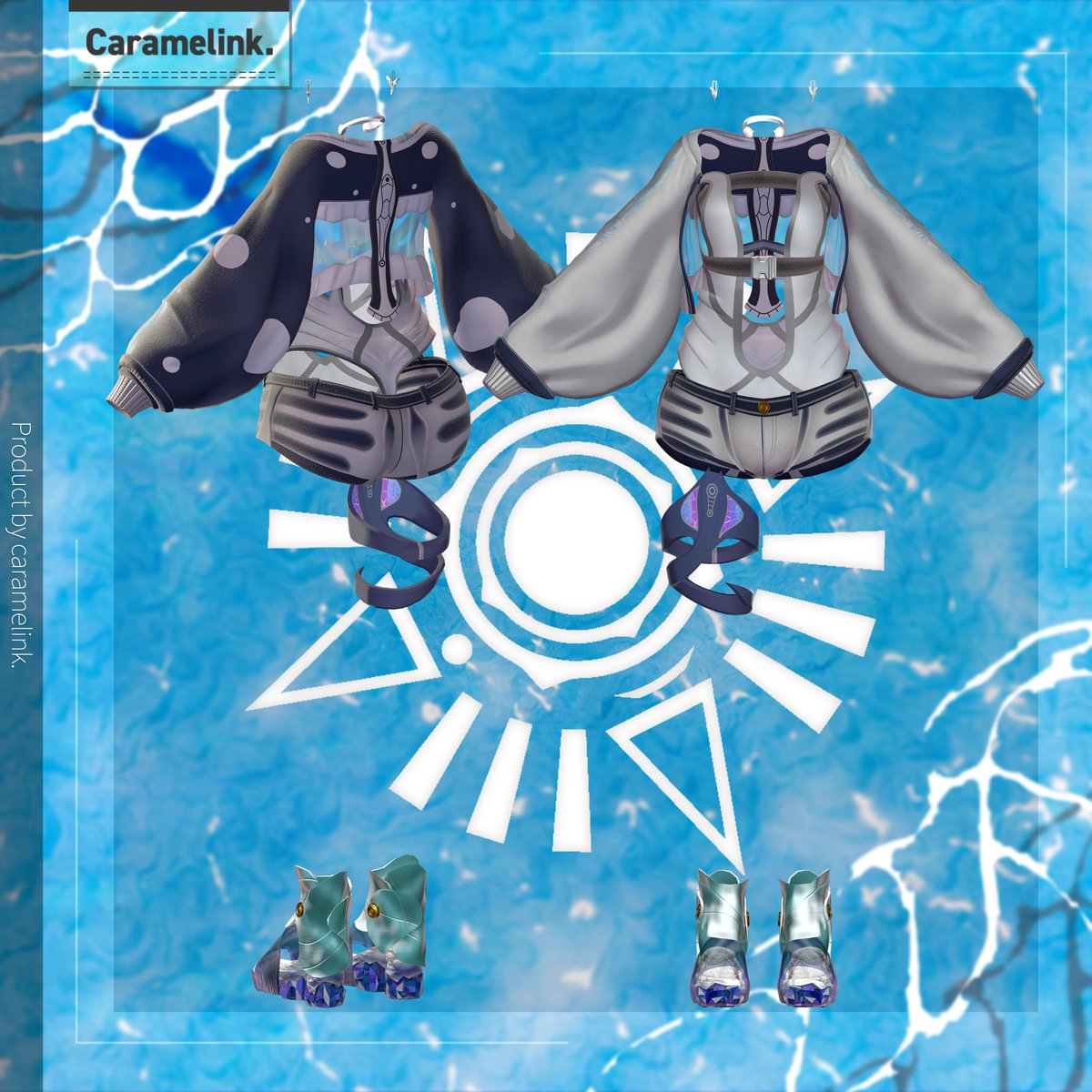 Caramelink_shop's tweet photo. ｰ新作 Manta Ray Swim Wear 販売記念RTキャンペーン-
新作の販売決定を記念いたしまして、RTプレゼントキャンペーンを実施させていただきます！

販売は8/8(土) 18時～より開始にとなります！
また販売から一週間はサマー特別プライスといたしますので、こうご期待くださいませ！

🎯RTキャンペーン参加方法🎯
①このツイートをRT✅
②アカウントフォロー✅

この二つで参加は完了です！
🏹当選者数 3名
📅締め切り 8/7(金) 20時30分まで
🎯当選者発表 8/7(金)21時頃

対応アバター
・ミルティナ
・イチゴ
・まよ
・ルミナ
・しなの

是非お気軽にご参加ください！
たくさんのご応募お待ちしております！

#VRC #booth_pm #VRChat
