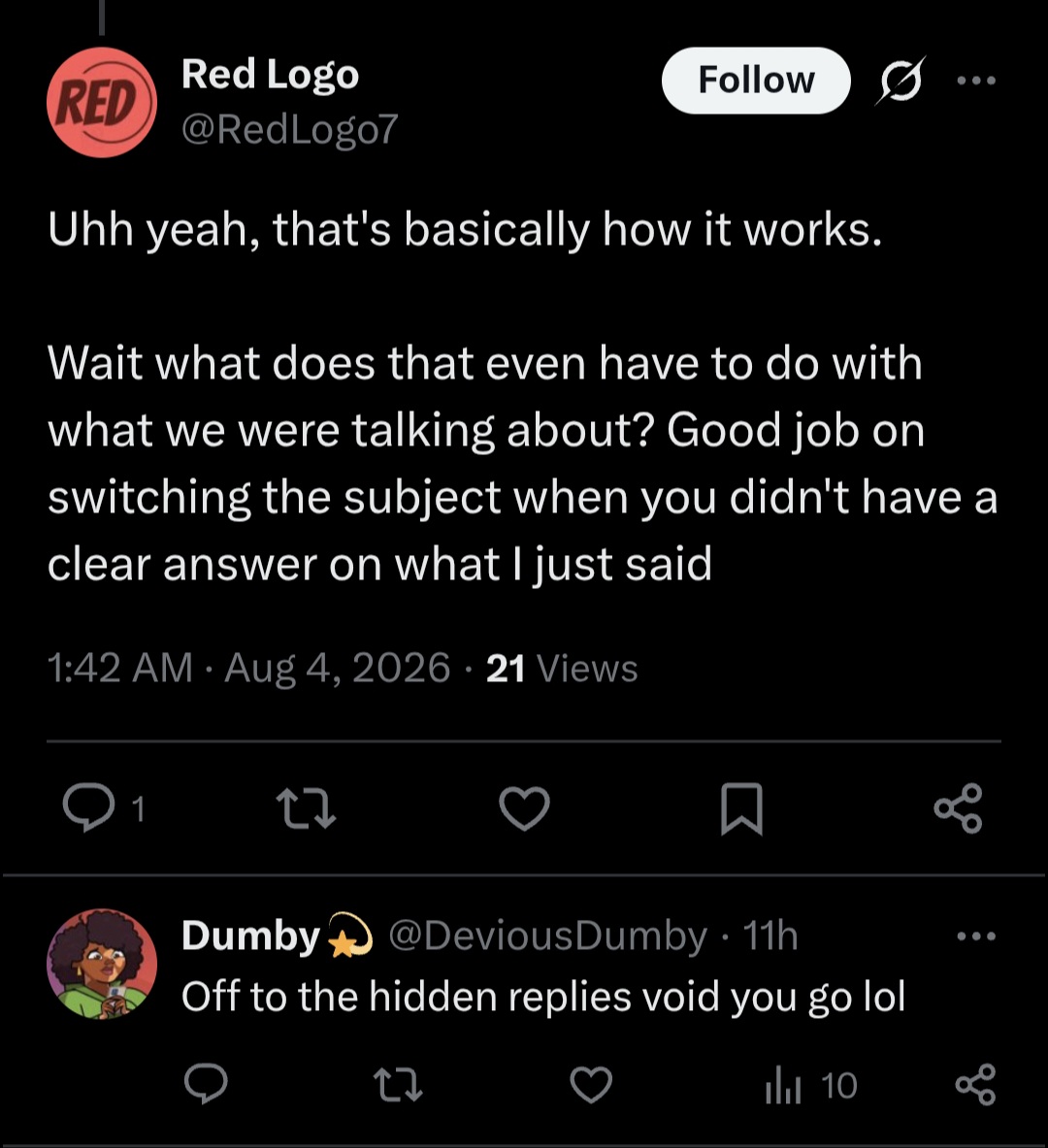 RedLogo7's tweet photo. @DeviousDumby Definition of a pussy, ladies and gentlemen.

Start fight with people but hide comments when she doesn't have a good answer. https://t.co/NDB5RqJ58Y