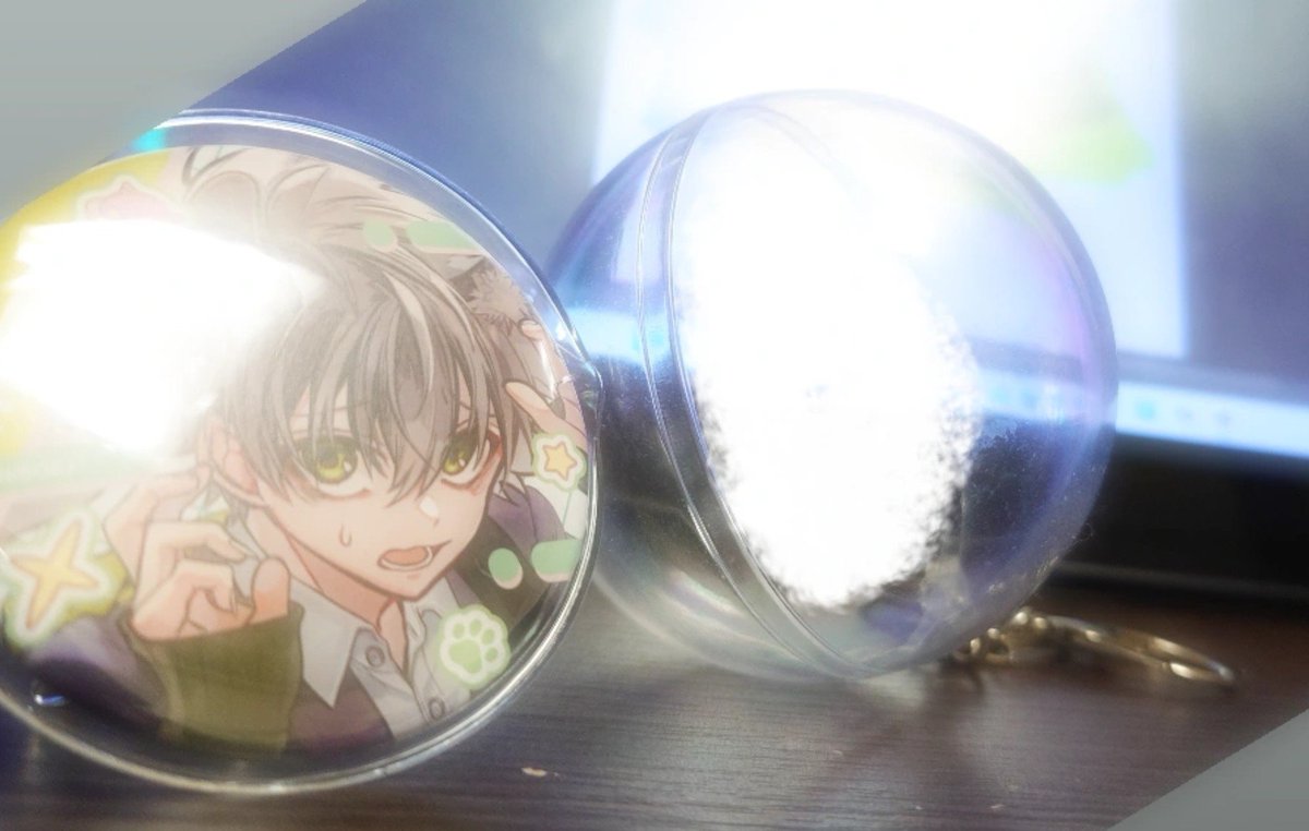 cc_hoshimothi's tweet photo. だいぶ前に買ってたけど
なかなか…ガチャガチャをする勇気が無く…
落としそう＆傷つけそうで使い道が難しい https://t.co/kcP37K2Ba0