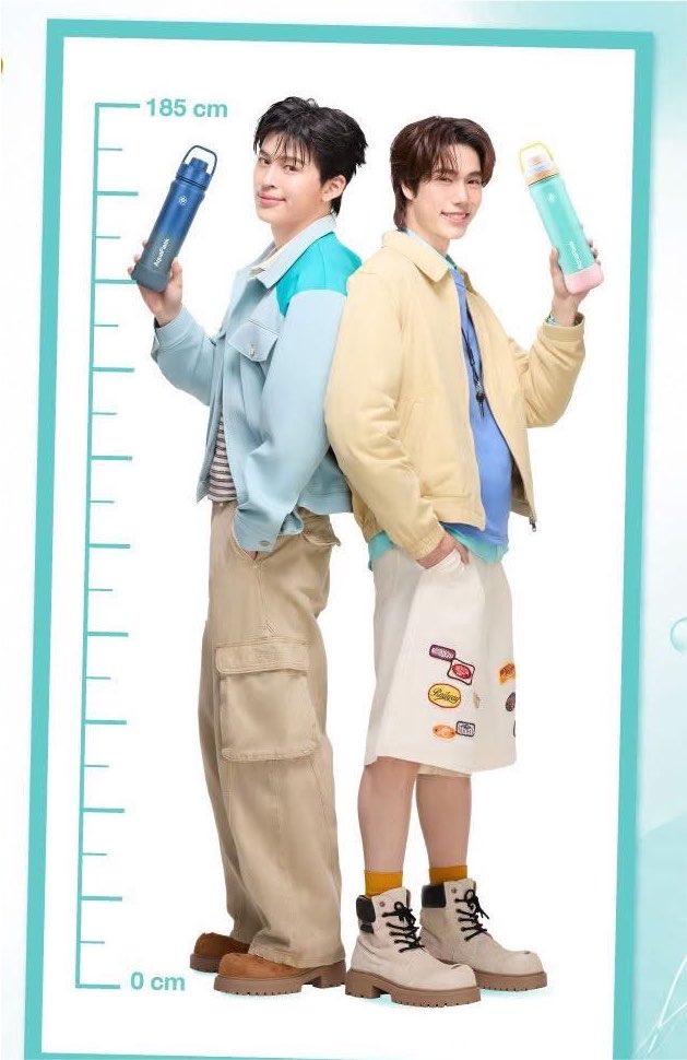 hamburggers's tweet photo. Size diff แบบสูง 185 จิงๆใช่มั้ย พุวินก้ยังตัวเล็กกว่าปอนด์อยู่ดีงะ อัพเดตส่วนสูงใหม่มั้ย🤣 https://t.co/AzU6a6TYAR