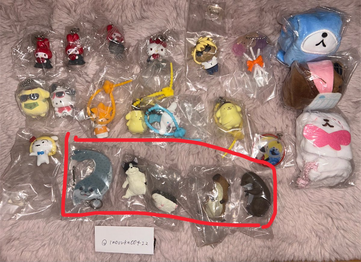 inosuke00422's tweet photo. 《交換＞譲渡》
ガチャガチャ めじるしチャーム アクセサリー キーホルダー ポーチ 

譲:1〜3枚目

求:
交換：ヨッシー(緑.水色.紫)≫ピクミン(赤.青.岩以外)、異種キキララ＞ベル、千切

譲渡：定価＋送料(赤枠引き取ってくれる方、纏めての方優先)

検索からでもお気軽にお声掛けください。 https://t.co/UiffbEJZpV