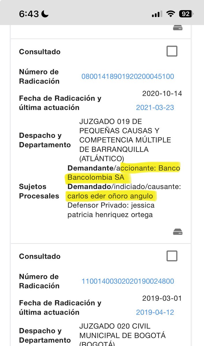 eramiren2021's tweet photo. Algunas perlas de el hacker petrista @CarlosOnoro 
- Fue demandado por Bancolombia
- Fue demandado por Colpatria
- Fue demandando por los hoteles Tequendama y San Diego
- Fue demandado por empresas de entretenimiento 
- Fue demandado por varios particulares

Pague don Carlos https://t.co/DOHxR0vlLr