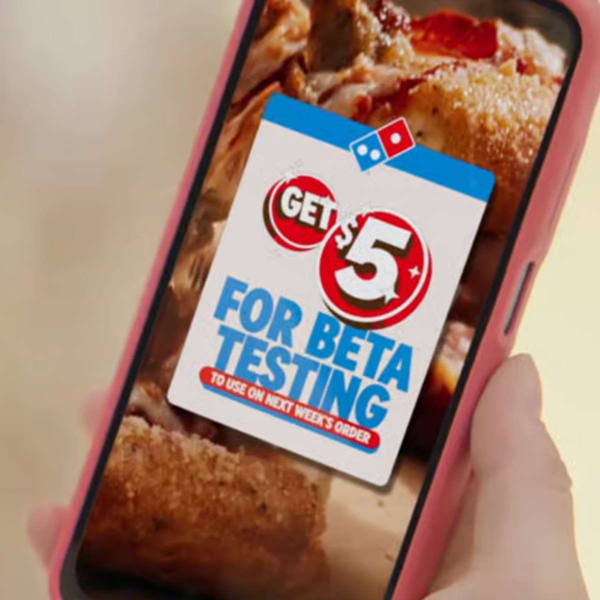 Dexerto's tweet photo. Domino’s is paying customers $5 in discounts to beta test its revamped website and mobile app

"You get paid for ordering pizza. No coding, debugging, or QA reports required" https://t.co/JSqbK7HIez