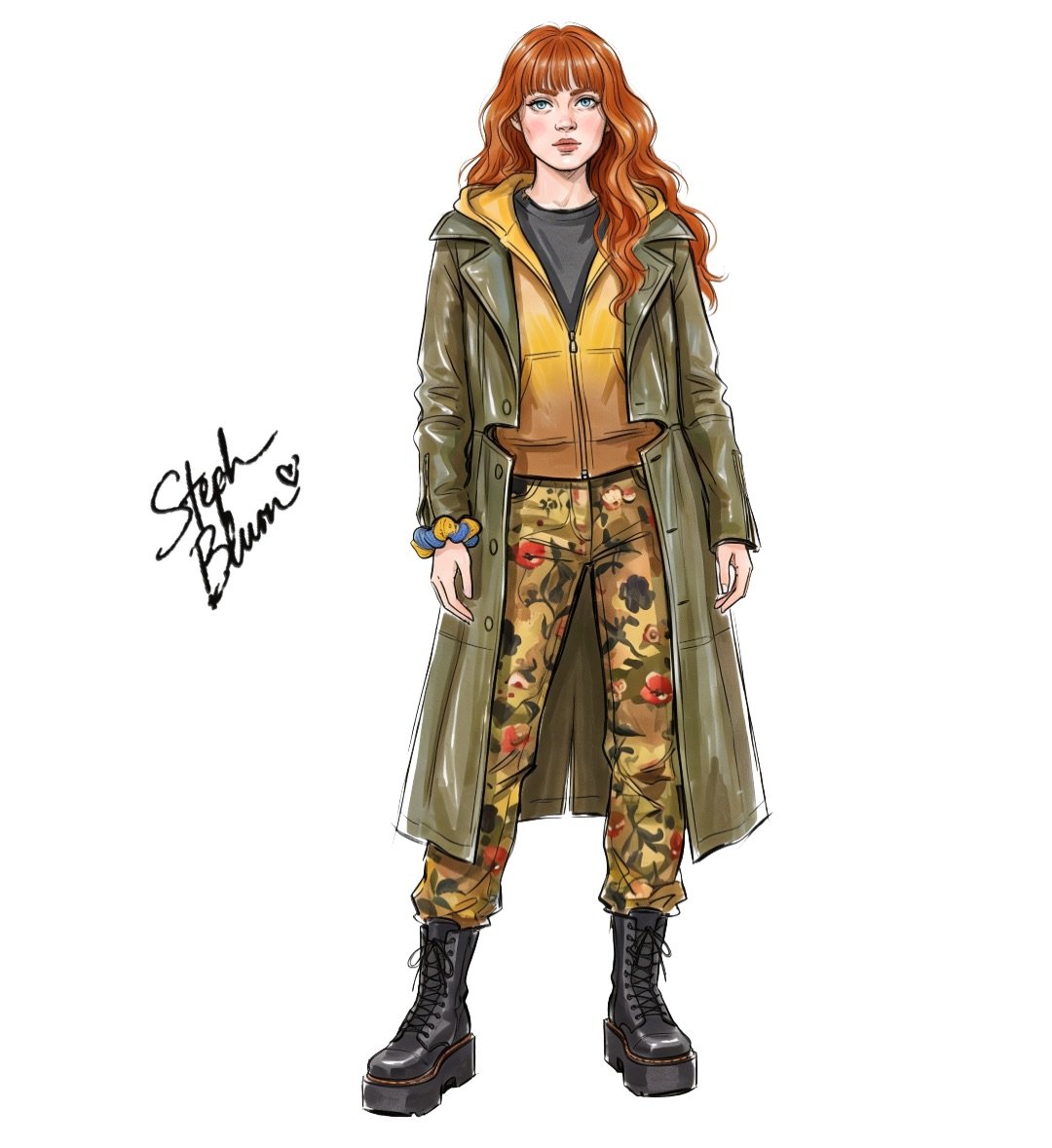 Ahrisnix21's tweet photo. Jean Grey   By:Stephaniablum #brandnewday #sadiesink #jeangrey https://t.co/eFsBqtwDk8