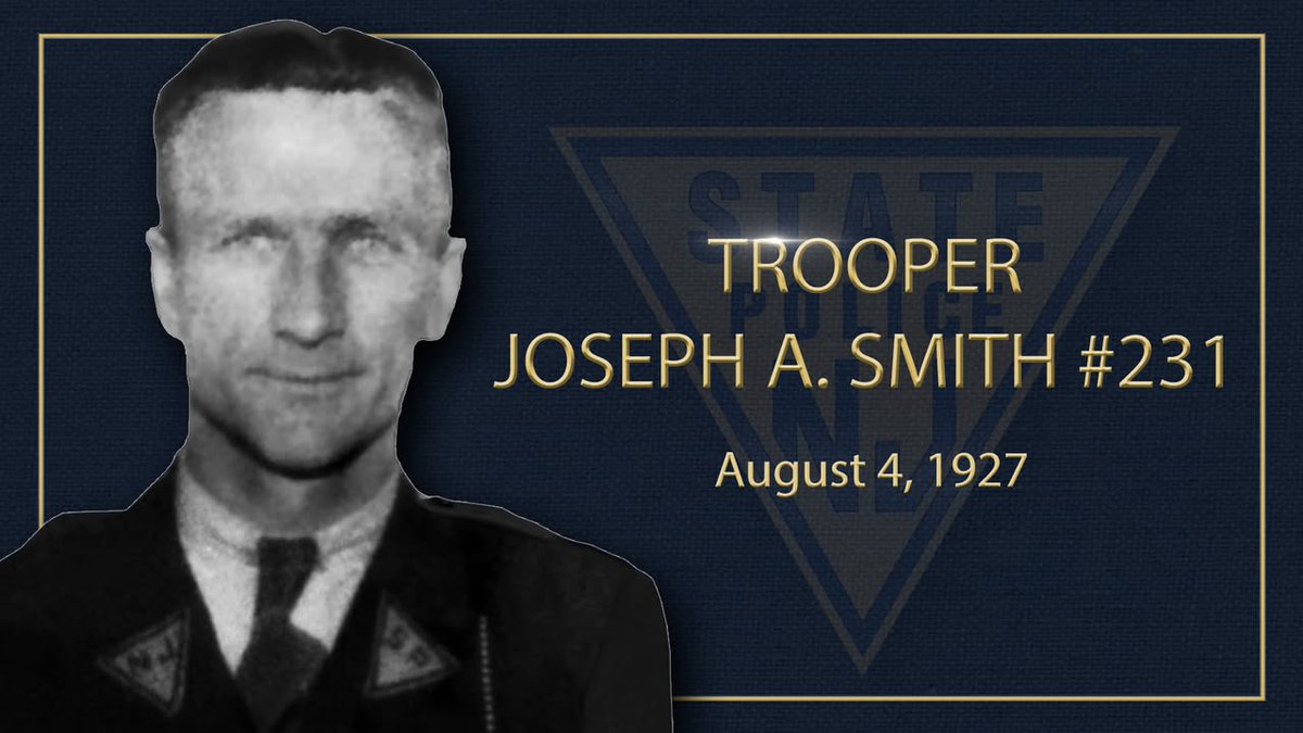 NJSP's tweet photo. Today, we remember Trooper Joseph A. Smith #231. Rest in peace, sir. We will never forget. 

https://t.co/o3Ixy10SNR https://t.co/0htXd8S3qN