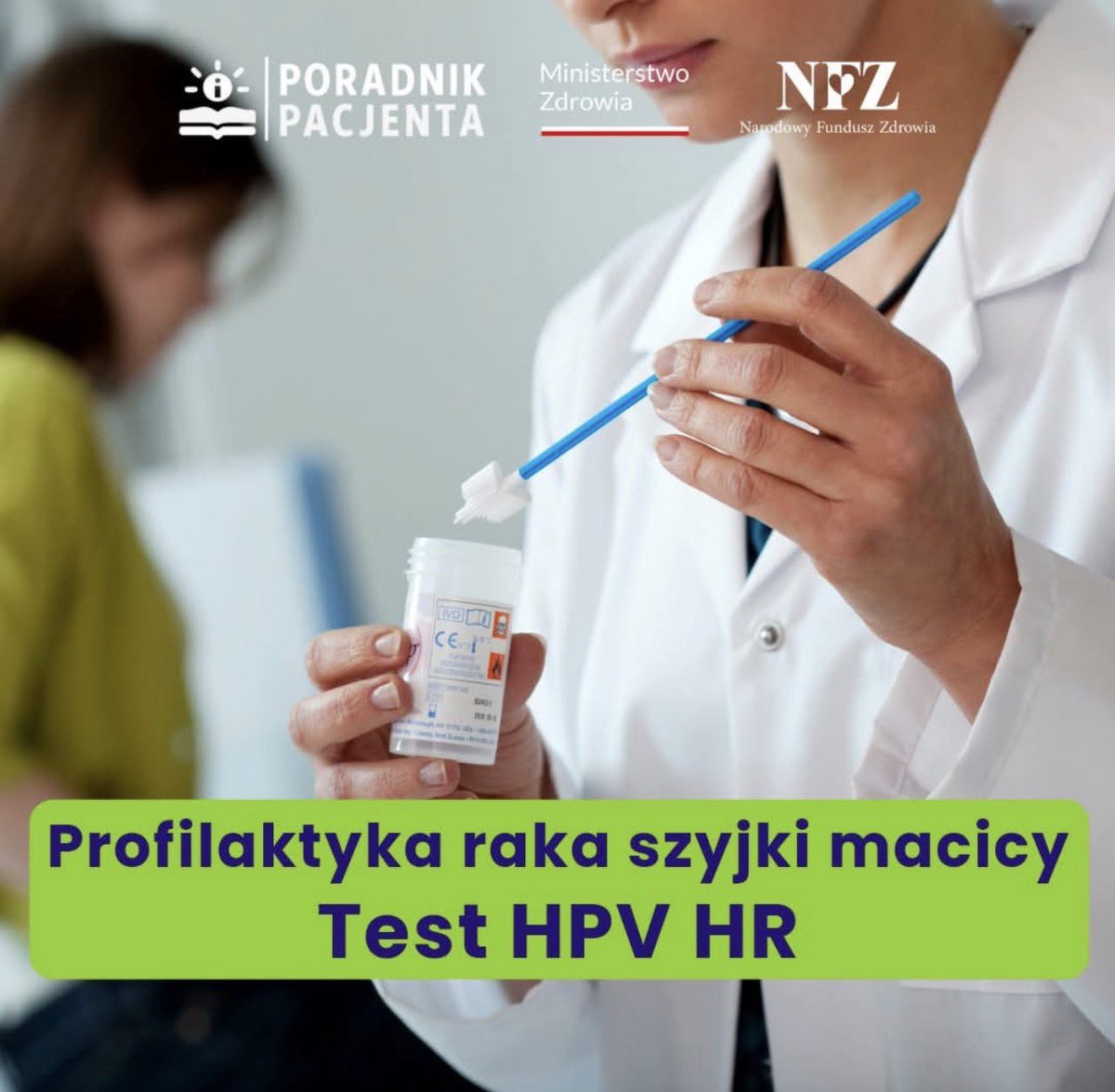 NFZ_Lodz's tweet photo. Żegnaj #cytologio!
Naukowcy z @NIO_PIB udowodnili, że superczuły #TestHPVHR ma 2xwiększą skuteczność w wykrywaniu zagrożenia #rakszyjkimacicy.
Test nie boli i jest bezpłatny!
Na #NFZ zrobisz go w poradni ginekologicznej i u położnej!
@NFZ_GOV_PL https://t.co/Ik6UG6fb5q