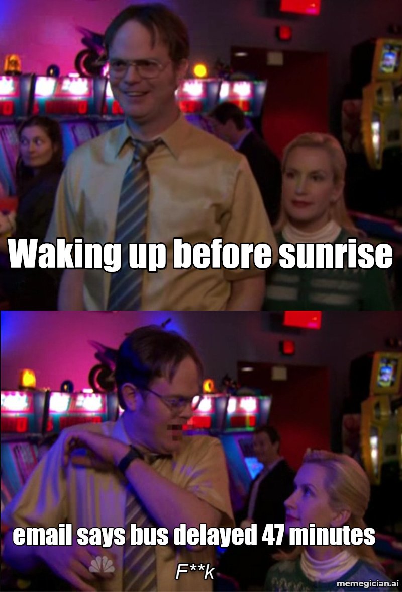 memegician_ai's tweet photo. 🔥 Bus Driver Shortage
Extremely relatable everyday chaos: school districts scrambling, parents, and kids all feeling the pain of the morning commute. Perfect for memes about “just one more thing” energy, overworked adults, and systems b...
#memes #BusDriverShortage #memegician https://t.co/J3lkxuouRO