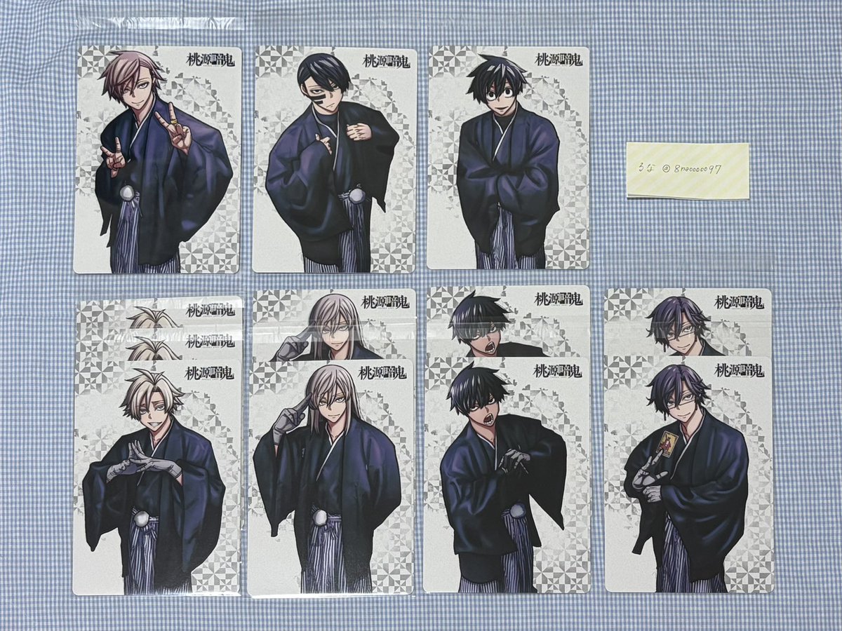 8naooooo97's tweet photo. 【交換】桃源暗鬼 30巻発売記念 ビジュアルボード アニメイト 特典

《譲》花魁坂 無陀野 淀川 桃宮 桃寺 桃華 桃角
《求》一ノ瀬 (同種or異種)

✧郵送orお手渡し(日時要相談)
✧異種含む纏めての方優先

検索からでもお気軽にお声掛け下さい◎ https://t.co/JYvwvqyQkm