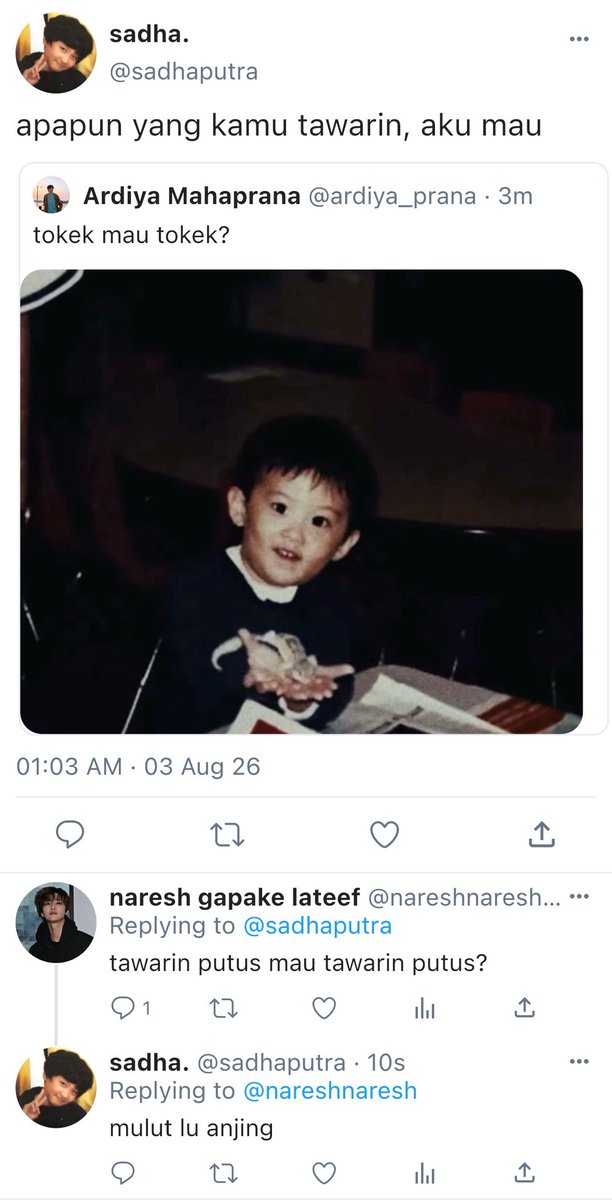 liloquacious's tweet photo. cw // harsh words

#markhyuck series au

from ANAK KOMPLEKS: Phase 2 Series

—Tokek mau tokek? https://t.co/vSfjYIM8gw