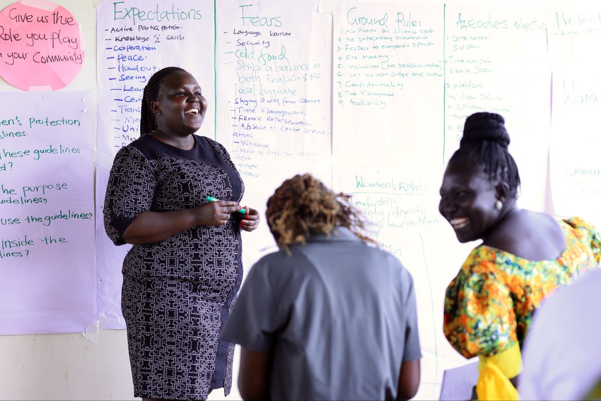 actionaiduganda's tweet photo. Participants are examining protection risks affecting women and girls through interactive group discussions. By identifying key challenges, they are strengthening their understanding of community-based protection and developing practical, community-led solutions. https://t.co/OFHQkhU8VK