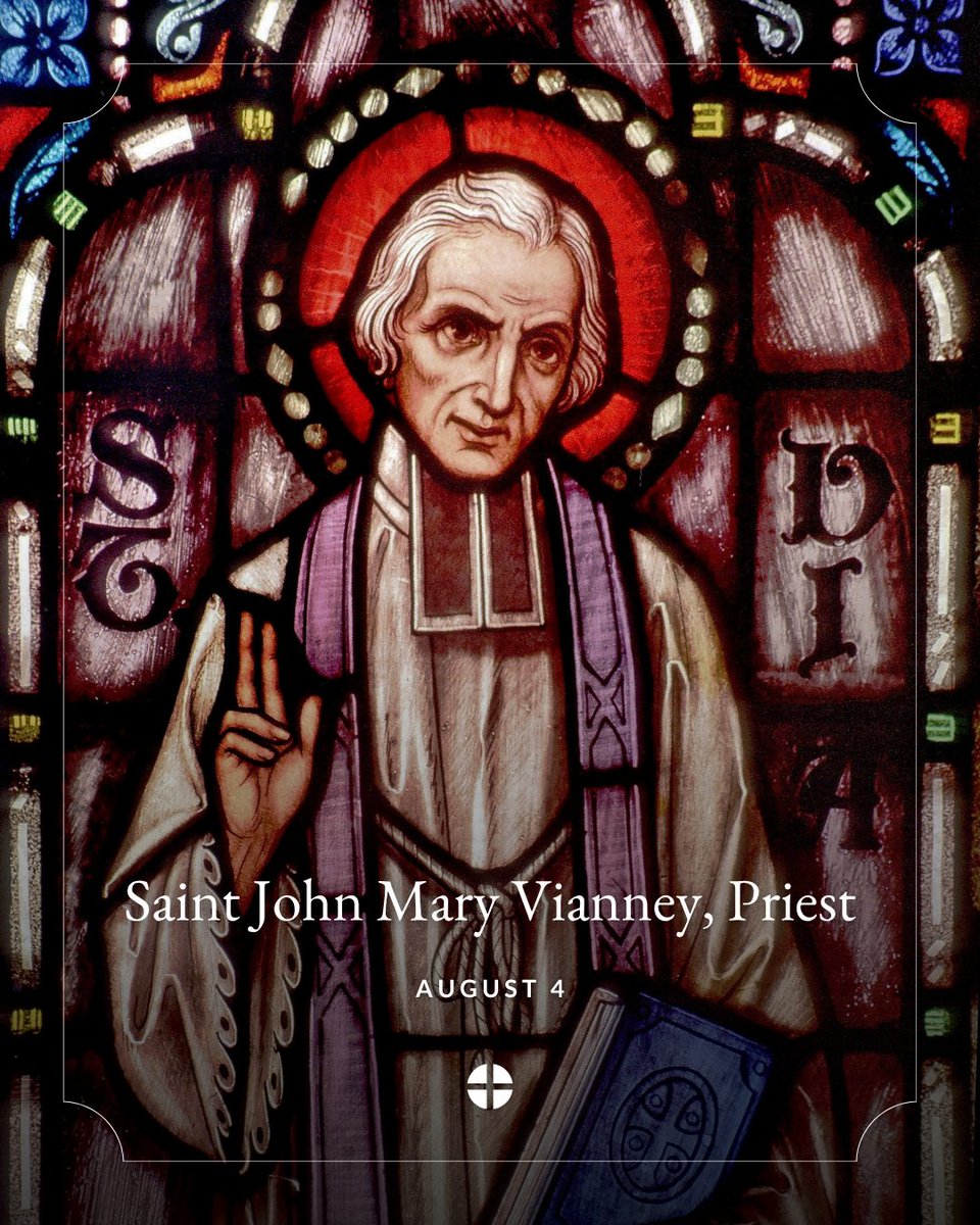USCCB's tweet photo. Saint John Mary Vianney, Priest, pray for us! https://t.co/tvftxrbJIR