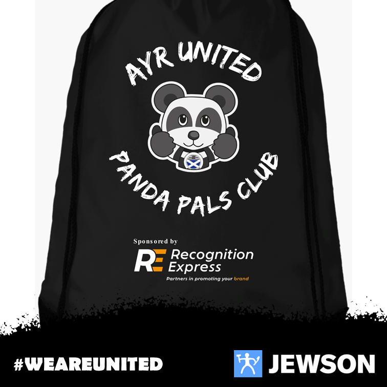 AyrUnitedFC's tweet photo. A huge thanks to Recognition Express in Ayr for sponsoring the Panda Pals Club 👏 

Thanks, too, to all of you who have already signed up!

🐼 https://t.co/NYZZWlhY2j

#WeAreUnited https://t.co/fcx7oCIkXV
