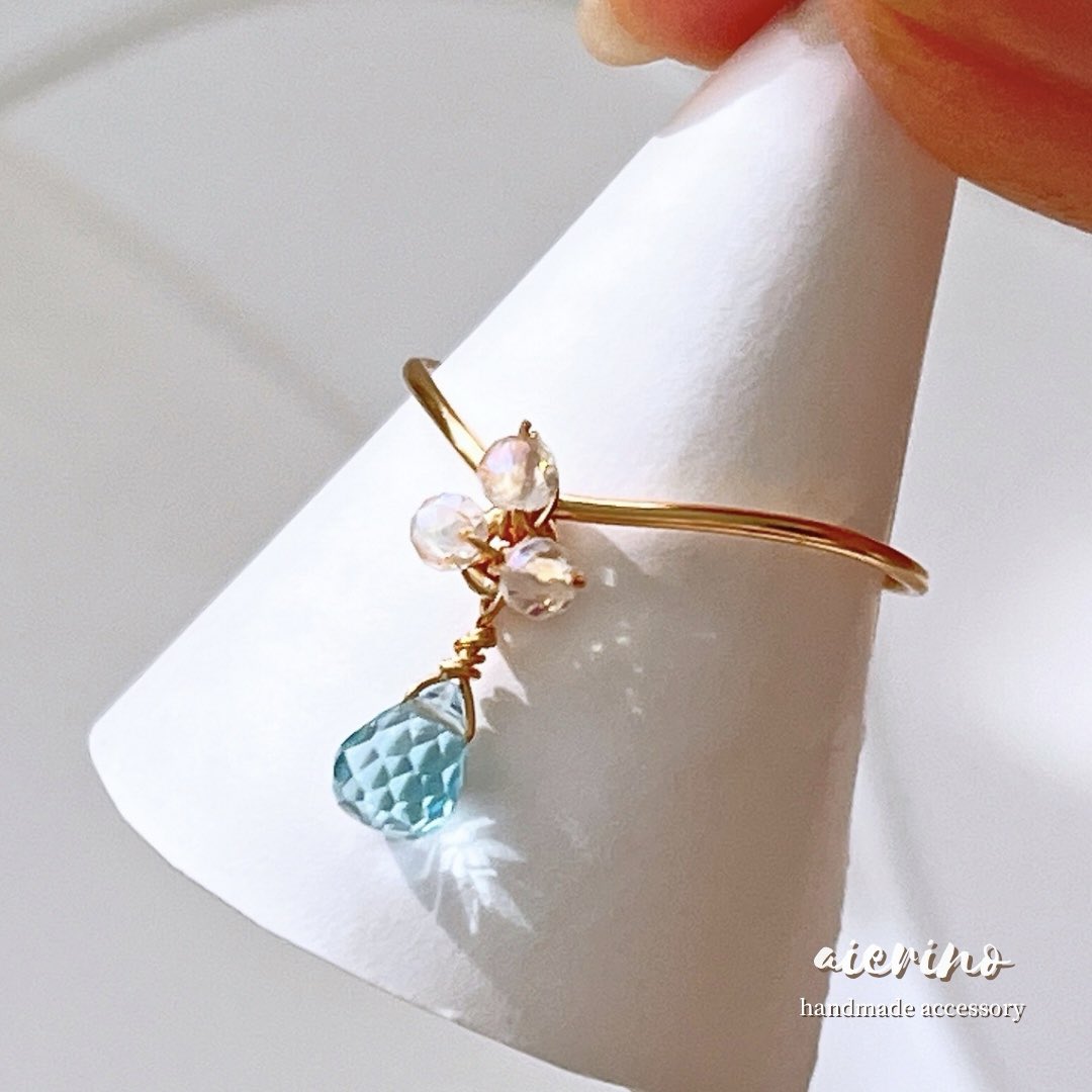 aierino_'s tweet photo. #ひんやり水色デー 

スカイブルートパーズのシンデレラブルー リング💍
⁡
𓊯https://t.co/qaFm4JKM4y https://t.co/SzfzysIVci
