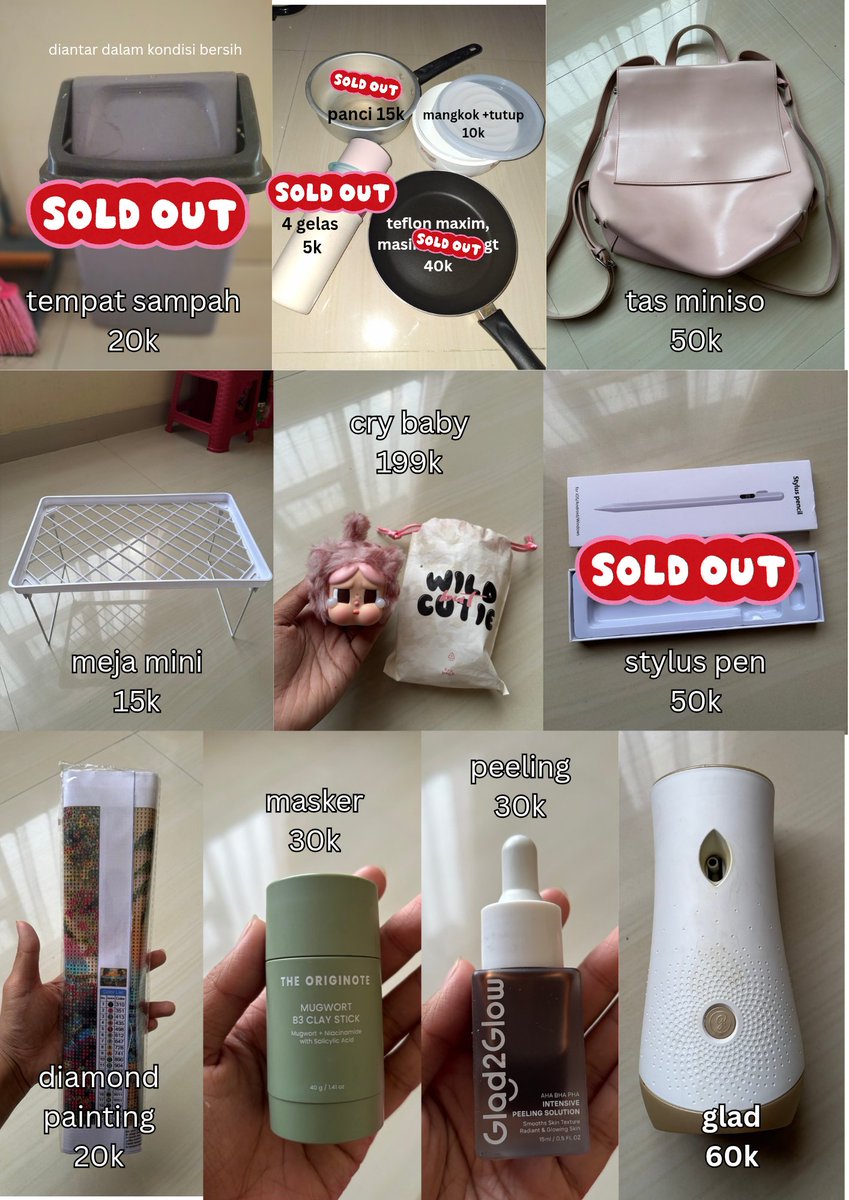 vireliaid's tweet photo. gaiss aku lg prelovedd, murah murah bngttt, bisa nego tipis yaa #zonauang #preloved
📍jatinangor (free ongkir), bisa kirim keluar kota tp exc ongkir, no oren ya https://t.co/1hqJIMReov